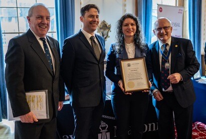  Lewis Masonic has been awarded the prestigious Stationers� Company Warrant for its Commemorative Tercentenary Volume